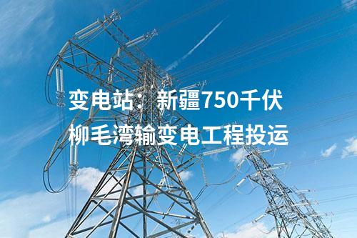 變電站：新疆750千伏柳毛灣輸變電工程投運